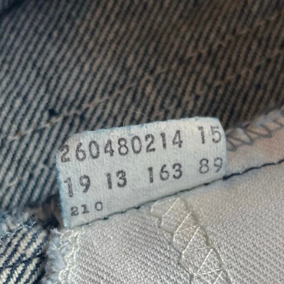 Vintage Levi’s Orange Tab Men’s 31x33 Dark Wash Denim Jeans Straight Made In USA - Picture 8 of 12